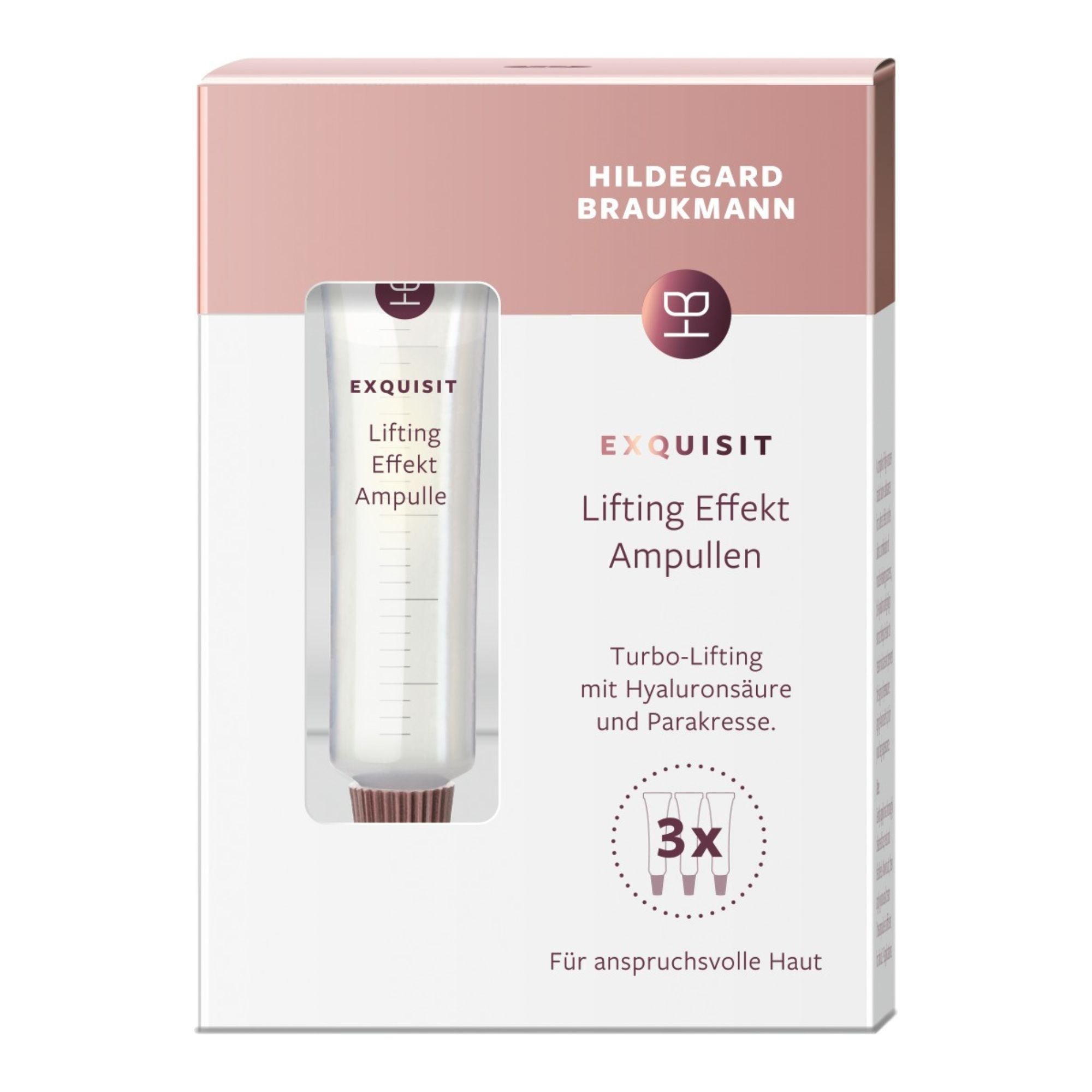Hildegard Braukmann Exquisit Lifting Effekt Ampulle | Straffendes Serum | Ampullen Kur 3x 5ml