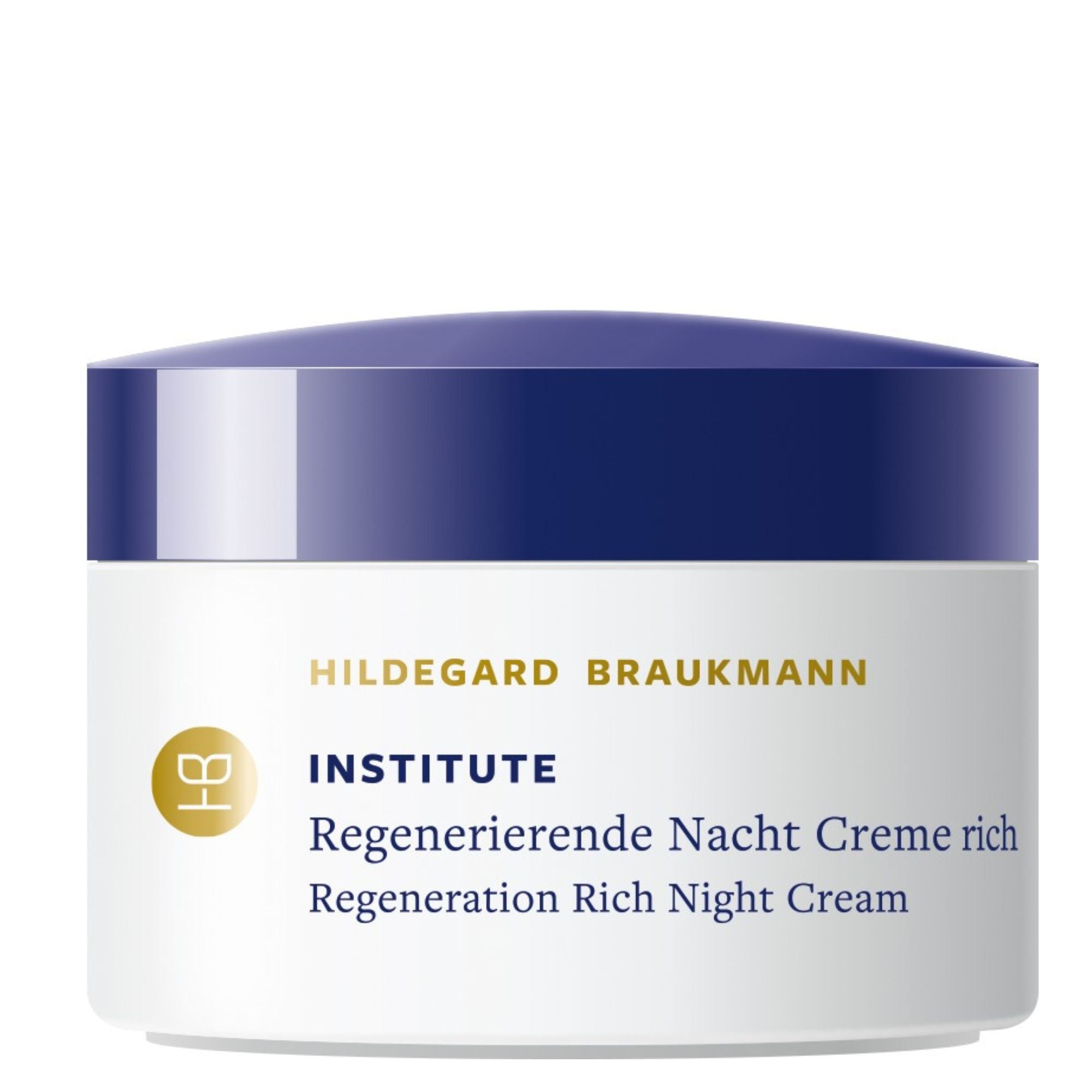 Hildegard Braukmann Institute Regenerierende Nachtcreme Rich 50ml - Intensive Gesichtscreme für trockene Haut und Anti-Aging Pflege.