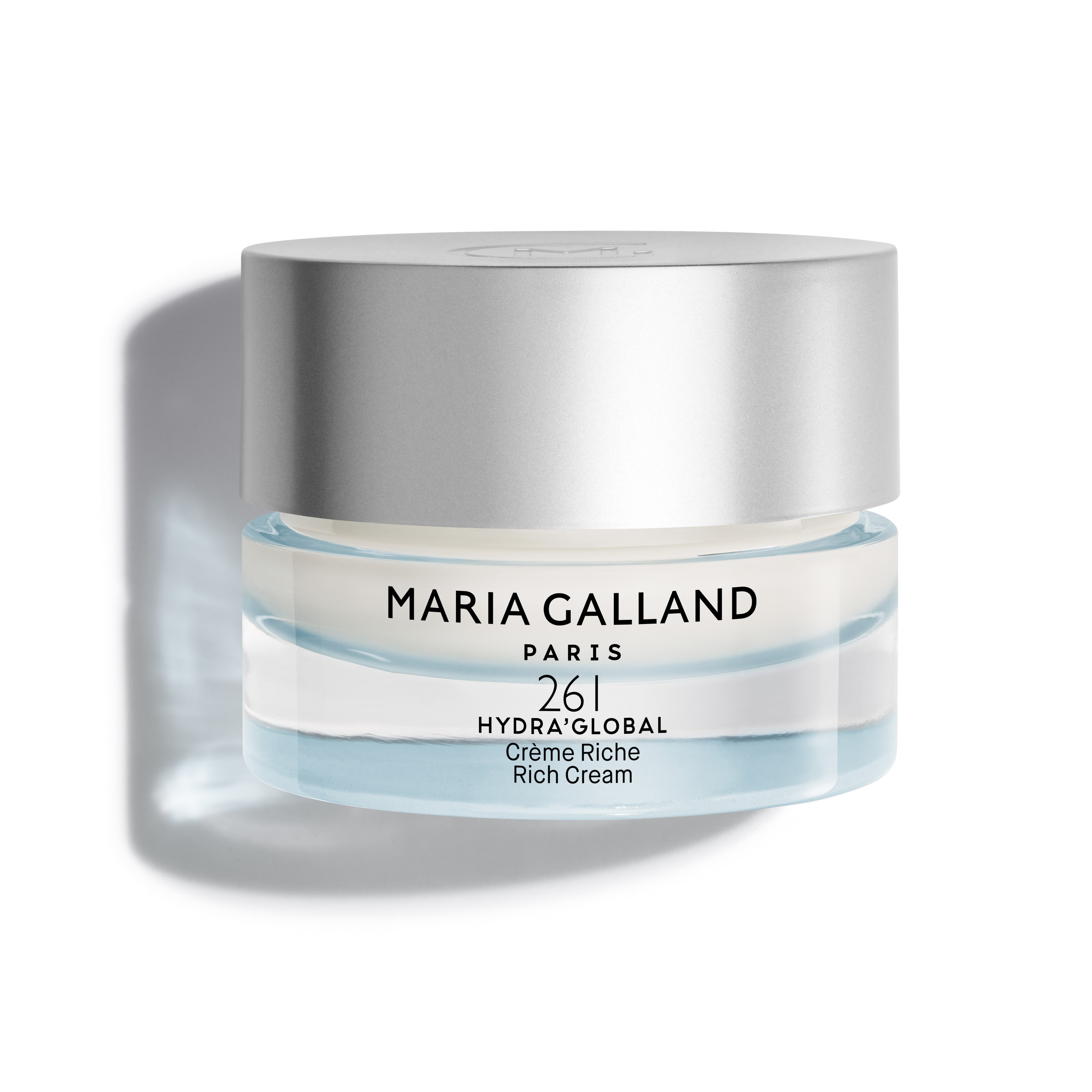 Maria Galland 261 Creme Rich Hydra'Global - feuchtigkeitsspendende Gesichtscreme für 24-Stunden-Pflege, bietet intensive Feuchtigkeit und Anti-Aging-Effekte für strahlende und glatte Haut. Ideal für jeden Hauttyp.