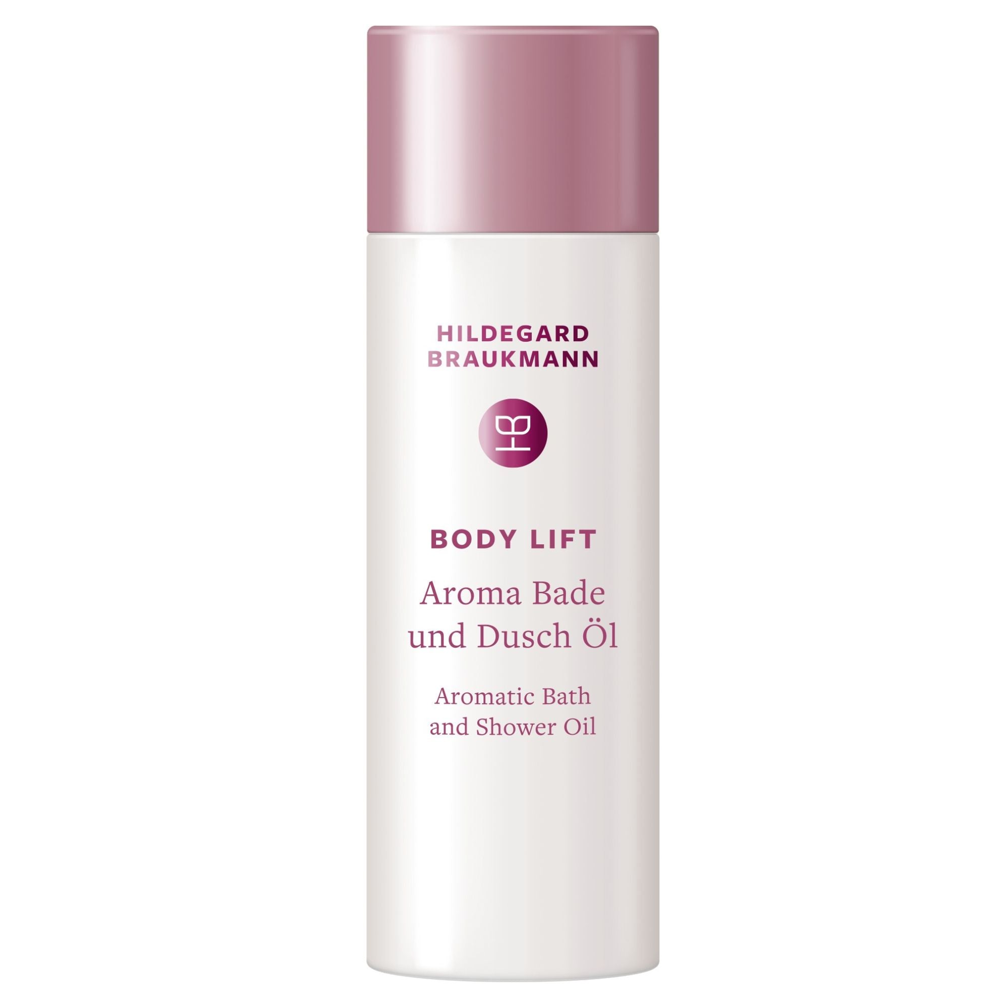 Hildegard Braukmann Body Lift Aroma Bade- und Duschöl Körperöl 200ml in einer ansprechenden Verpackung, ideal für entspannende Bäder und belebende Duschen.