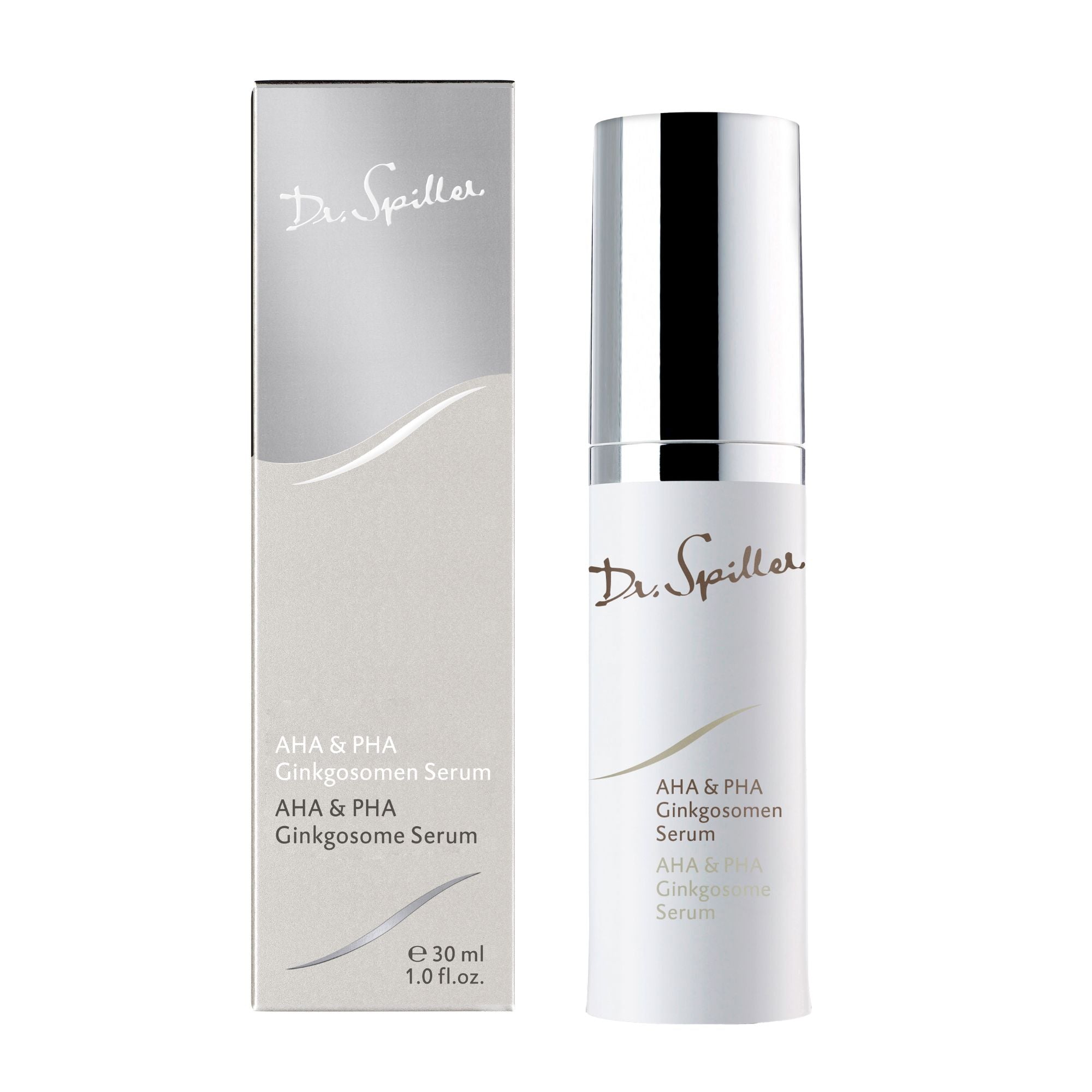 Dr. Spiller AHA & PHA Ginkgosomen Serum | 30ml | Serum für müde, fahle Haut