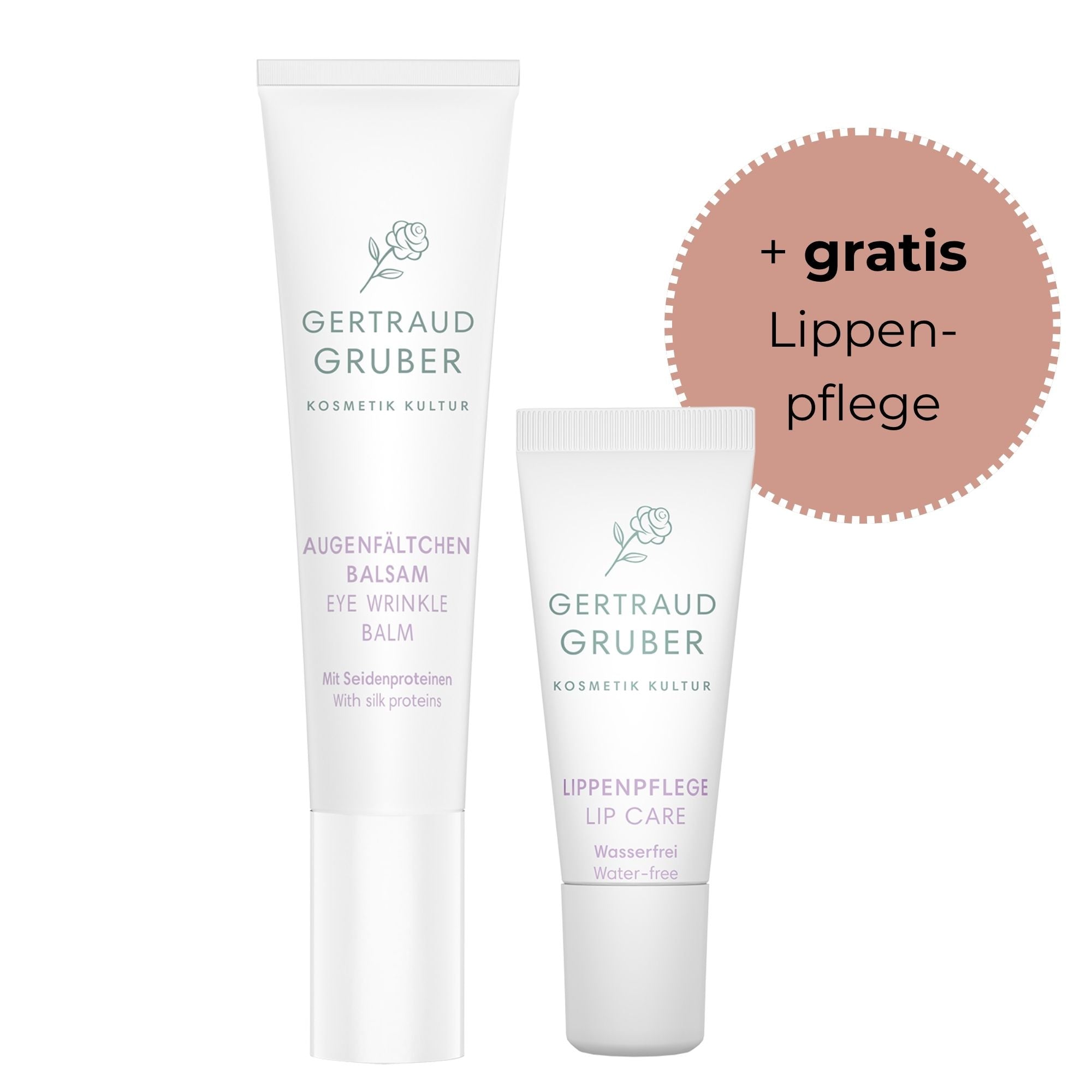 Gertraud Gruber Augenfältchen Balsam | 15ml | Augencreme + gratis Lippenpflege