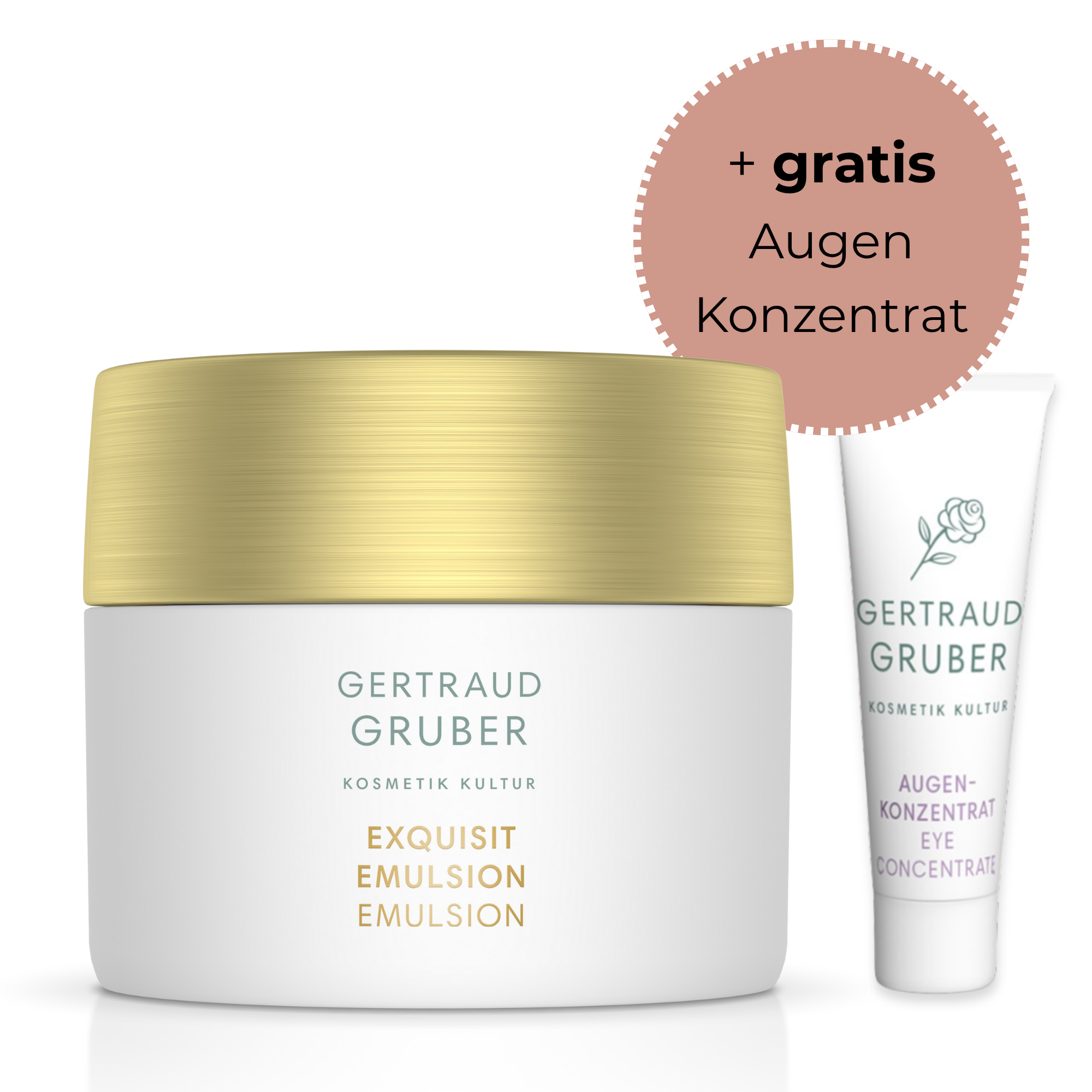 Gertraud Gruber Exquisit Emulsion | 50ml | Emulsion Set mit gratis Augenkonzentrat
