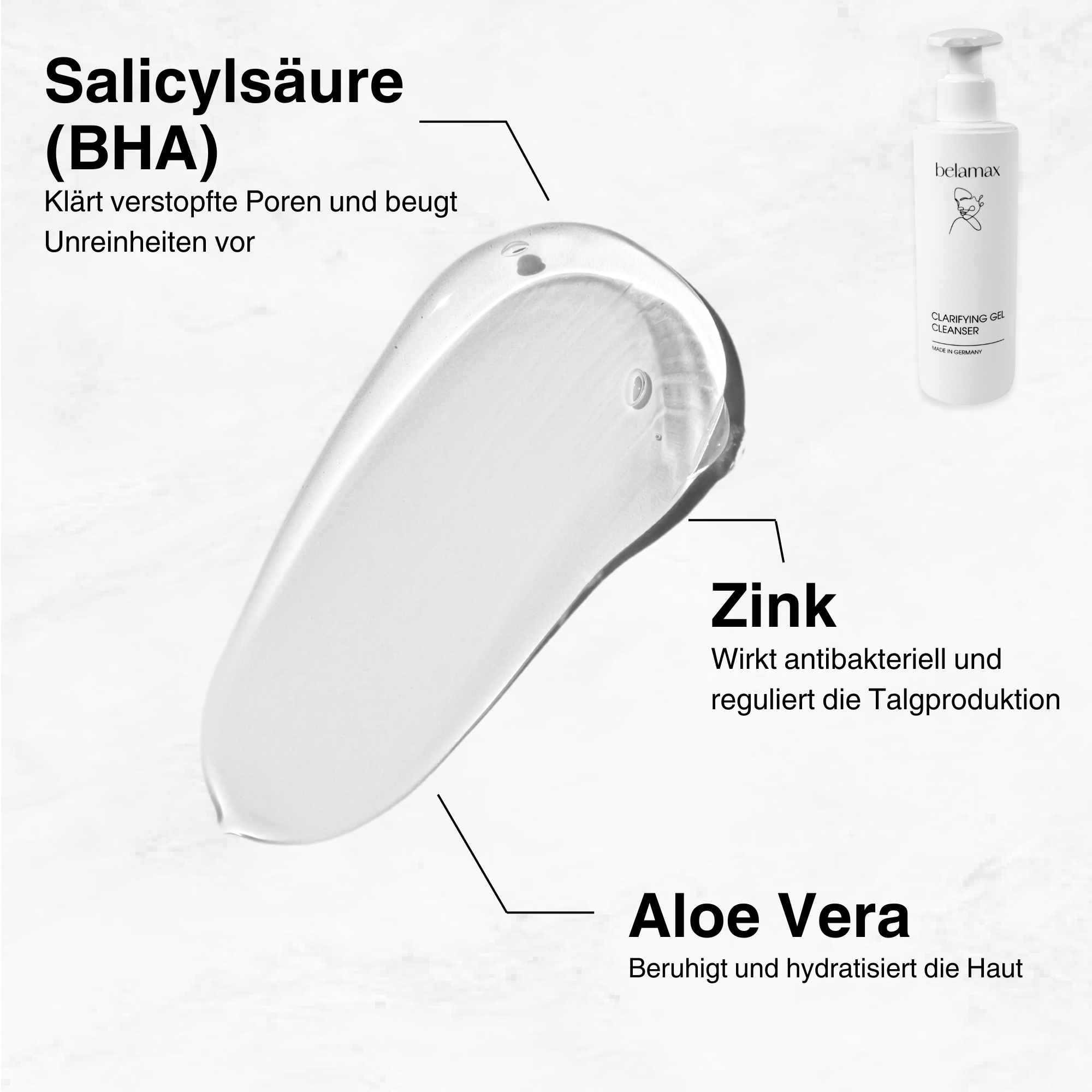 Belamax Glow & Clarity Set | Klärendes Reinigungsset für Mischhaut & unreine Haut