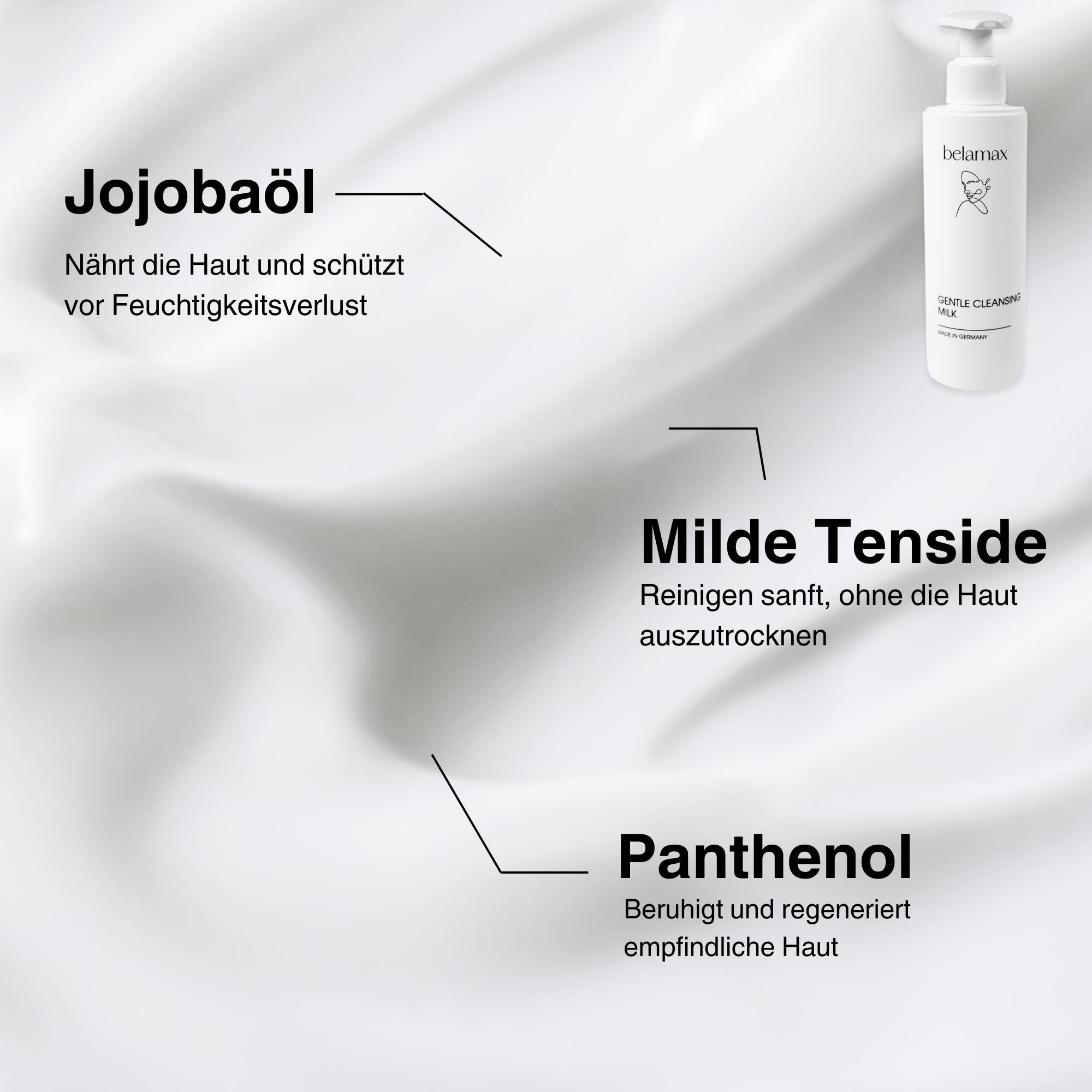 Belamax Gentle Cleansing Set | Sanfte 3-Step Luxusreinigung ohne Hautstress