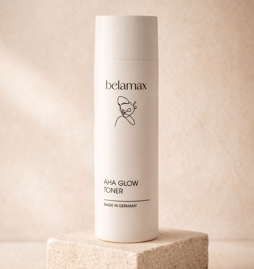 Belamax AHA Glow Toner | Klärendes Gesichtswasser mit milden Fruchtsäuren für alle Hauttypen