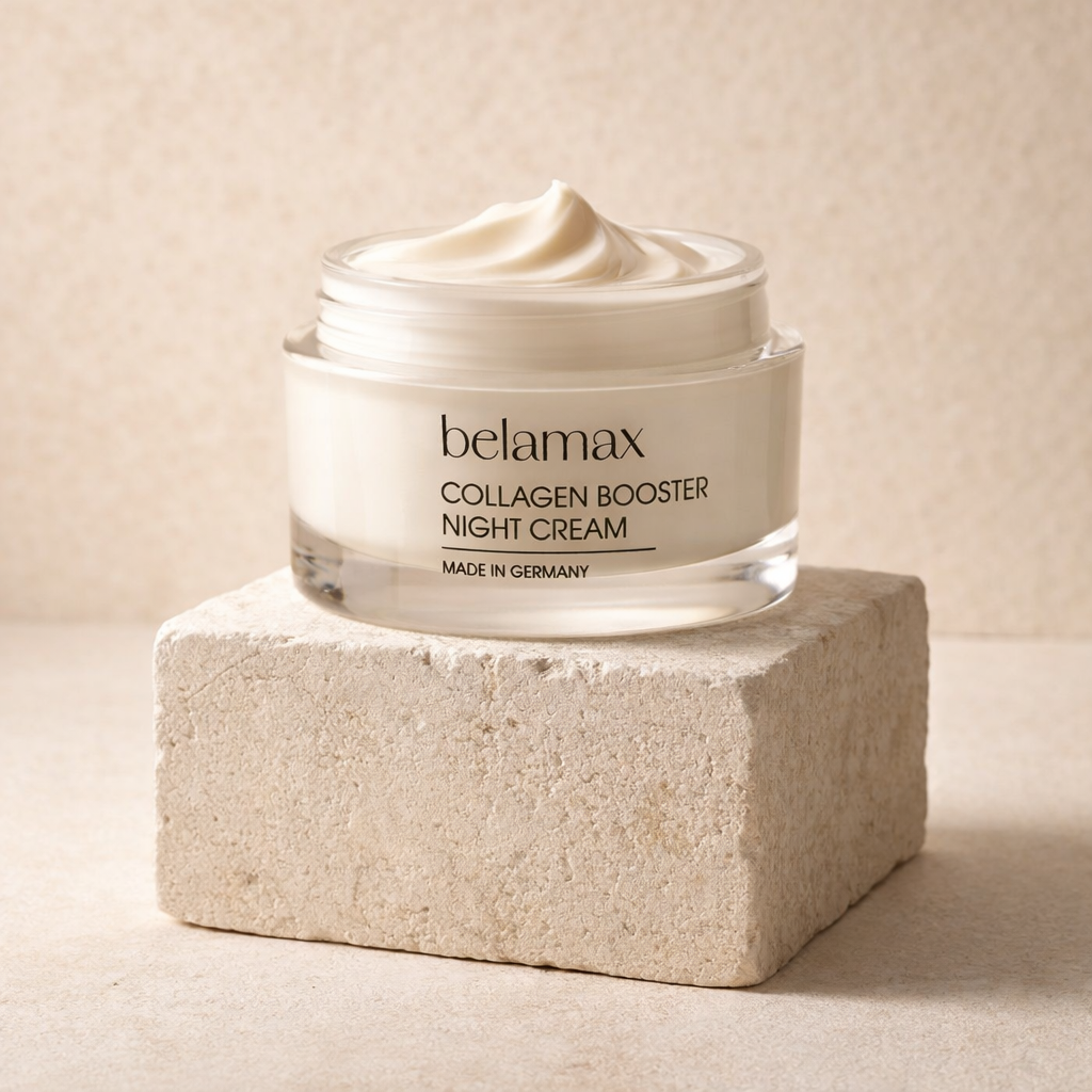 Belamax Collagen Booster Night Cream | Reichhaltige Nachtcreme für trockene Haut