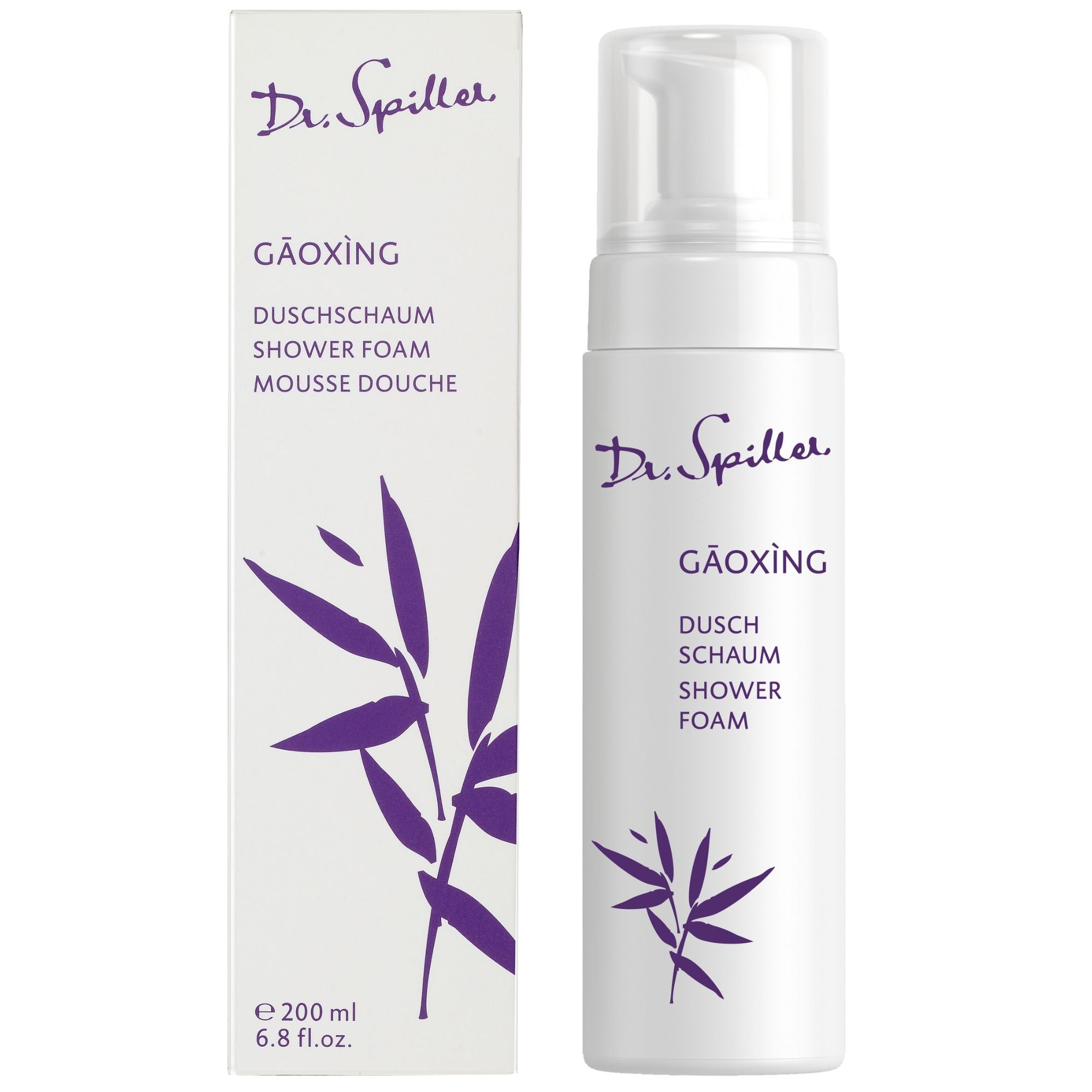 Dr. Spiller Gaoxing Duschschaum | 200ml | Sanfte, feuchtigkeitsspendende Reinigung