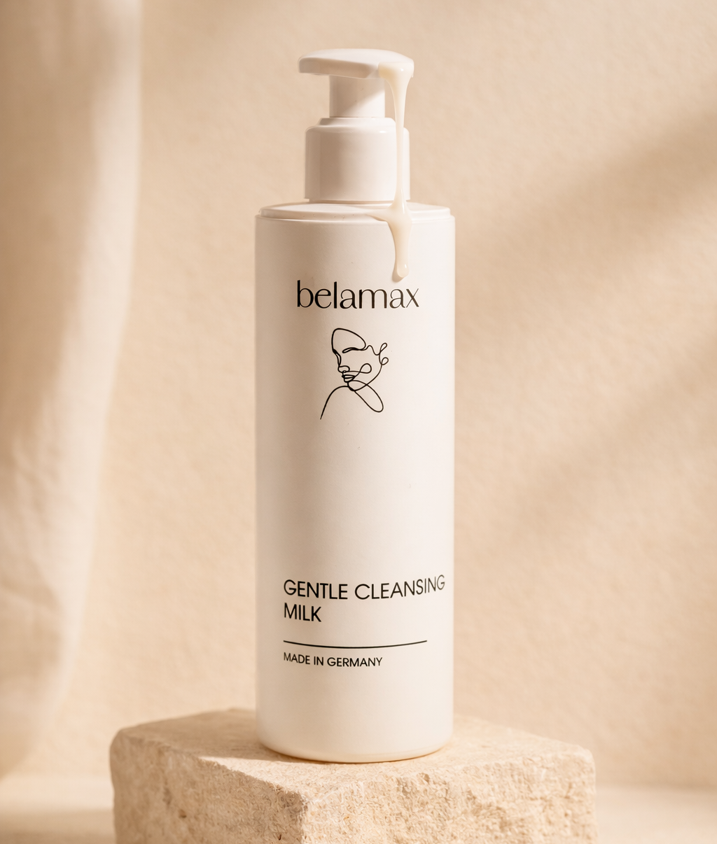 Belamax Gentle Cleansing Milk | 200ml | Sanfte Reinigungsmilch für normale bis trockene Haut