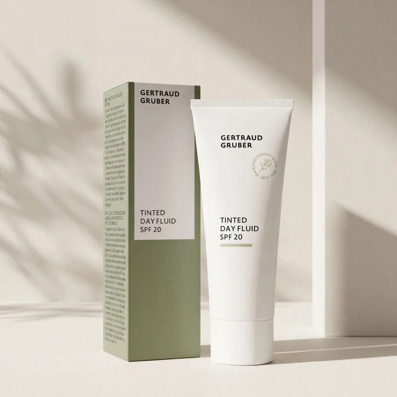 Gertraud Gruber Tinted Day Fluid SPF20 | 40ml | Getönte Tagespflege mit Hyaluron & Lichtschutzfaktor