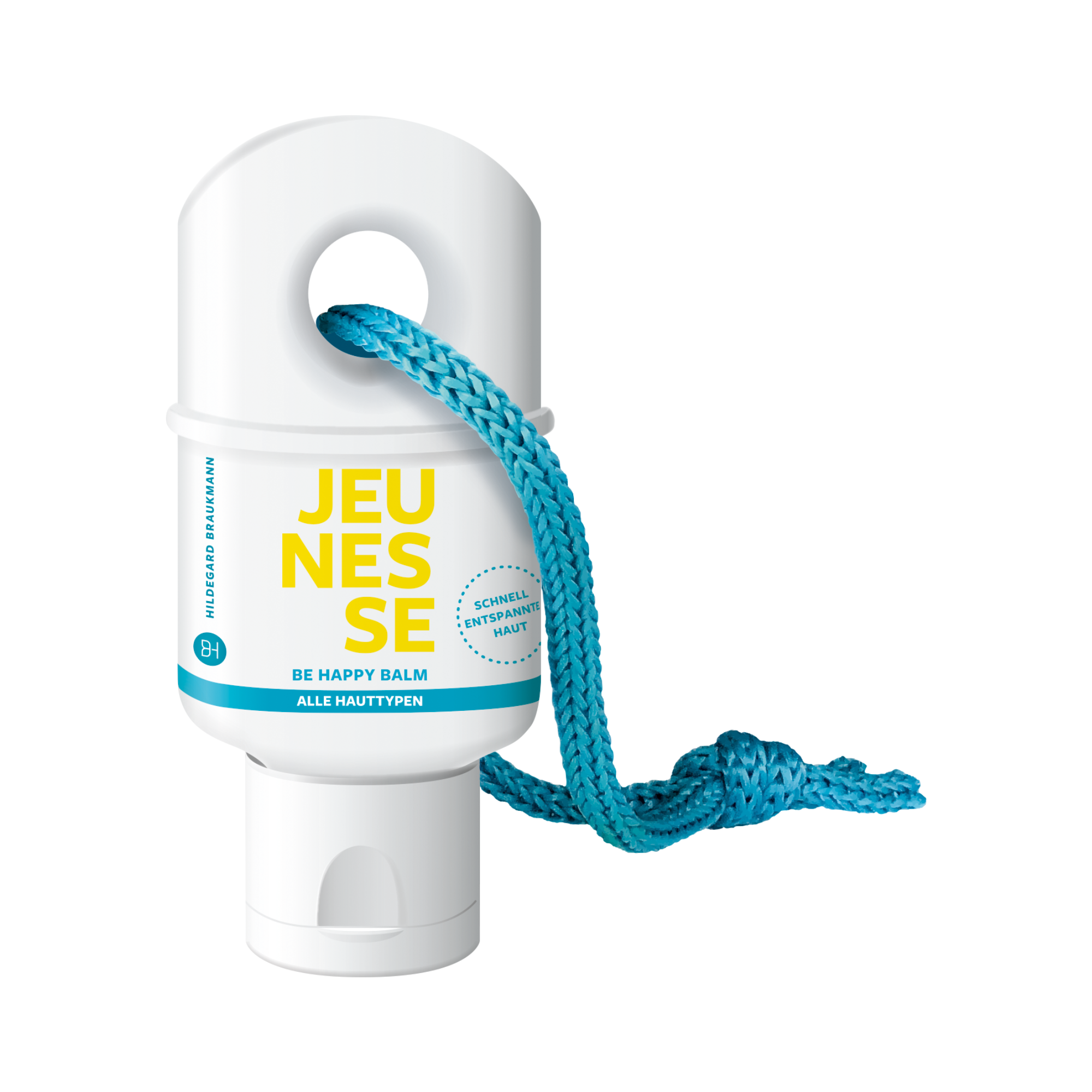 Hildegard Braukmann Jeunesse Be Happy Balm in der 50ml Packung, die hochwertige SOS-Pflege für geschmeidige Haut bei kleinen Verletzungen und Irritationen, ideal für jeden Hauttyp.