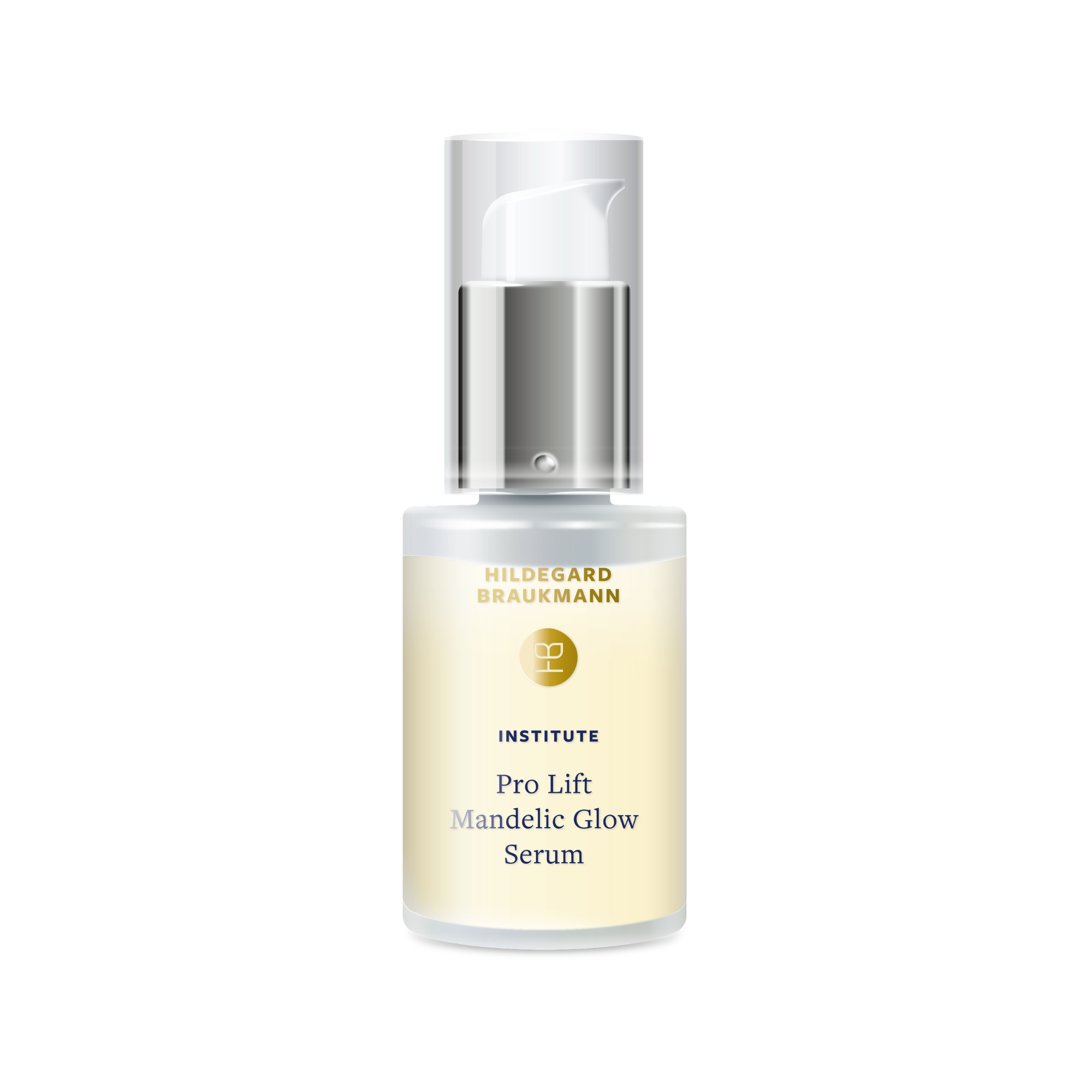 Hildegard Braukmann Institute Pro Lift Mandelic Glow Serum 25ml, Anti-Aging Serum mit Mandelsäure und Milchsäure für strahlende, jugendlich frische Haut und verbesserte Hautstruktur.