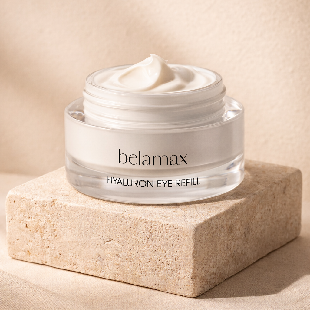 Belamax Hyaluron Eye Refill | Augenbalm für intensive Feuchtigkeit und jugendliche Frische