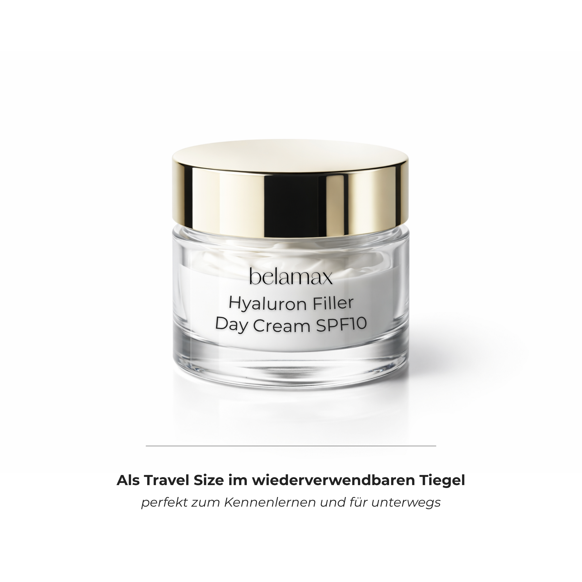Belamax Hyaluron Filler Day Cream SPF10 | Kennenlerngröße 10ml | Tagescreme mit Hyaluron und LSF10