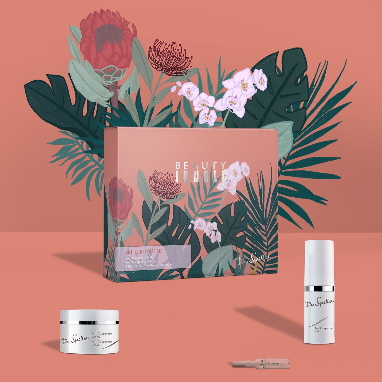 Dr. Spiller Anti Couperose Set | Anti Couperose Creme und Gel | Beruhigung und Stärkung für empfindliche Haut