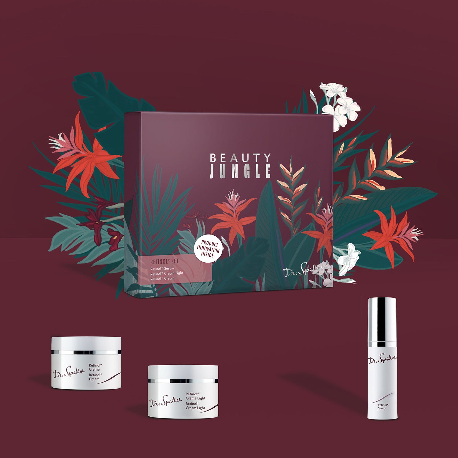 Dr. Spiller Retinol+ Set | Retinol Serum, Creme und Creme Light