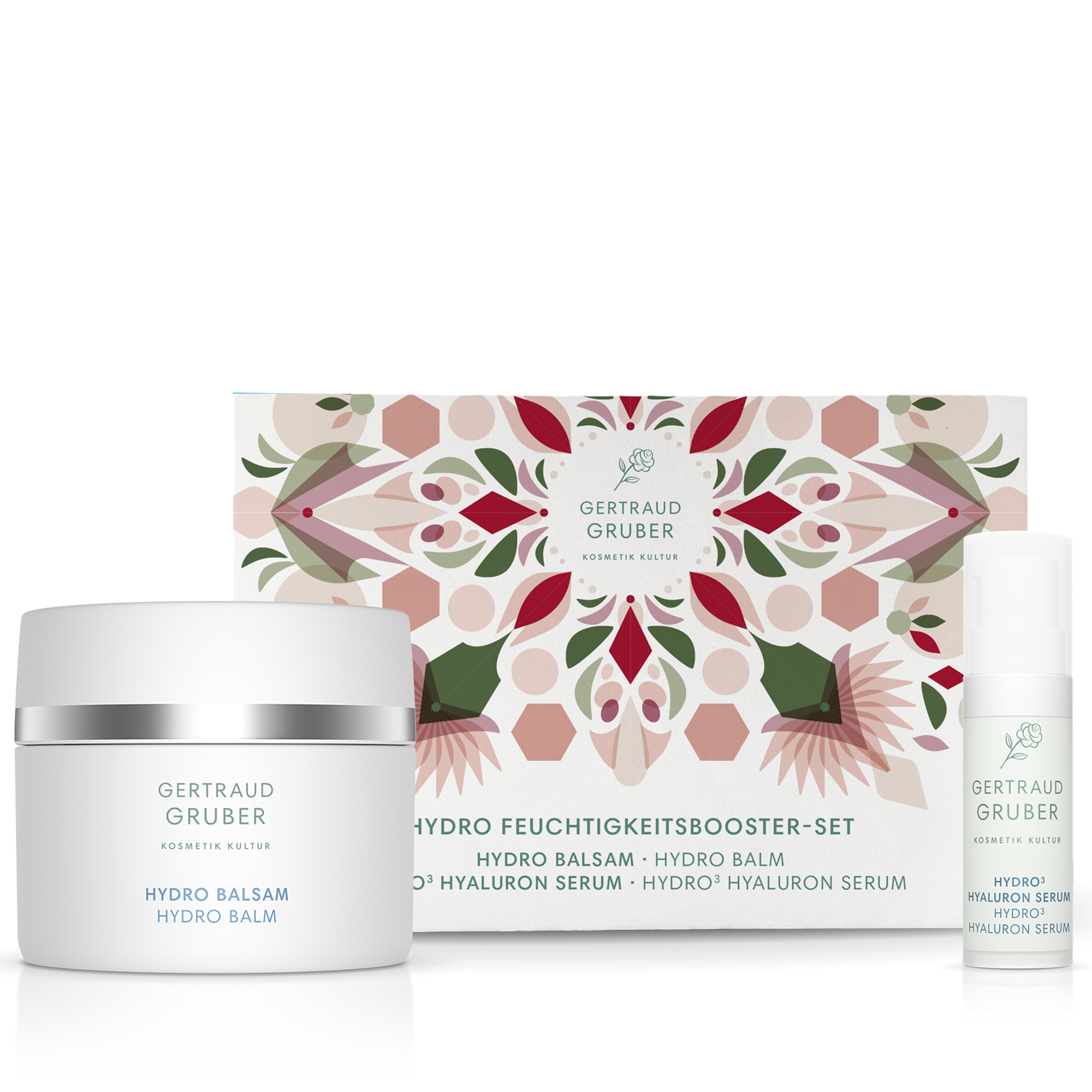 Gertraud Gruber Hydro Feuchtigkeitsbooster-Set | Hydro³ Hyaluron Serum & Hydro Balsam
