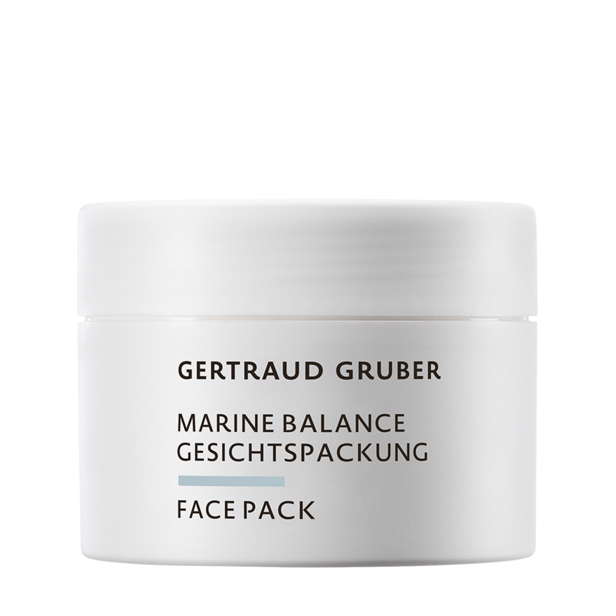 Gertraud Gruber Marine Balance Gesichtspackung | 40 gr | Basische Tiefenpflege mit Rügener Heilkreide