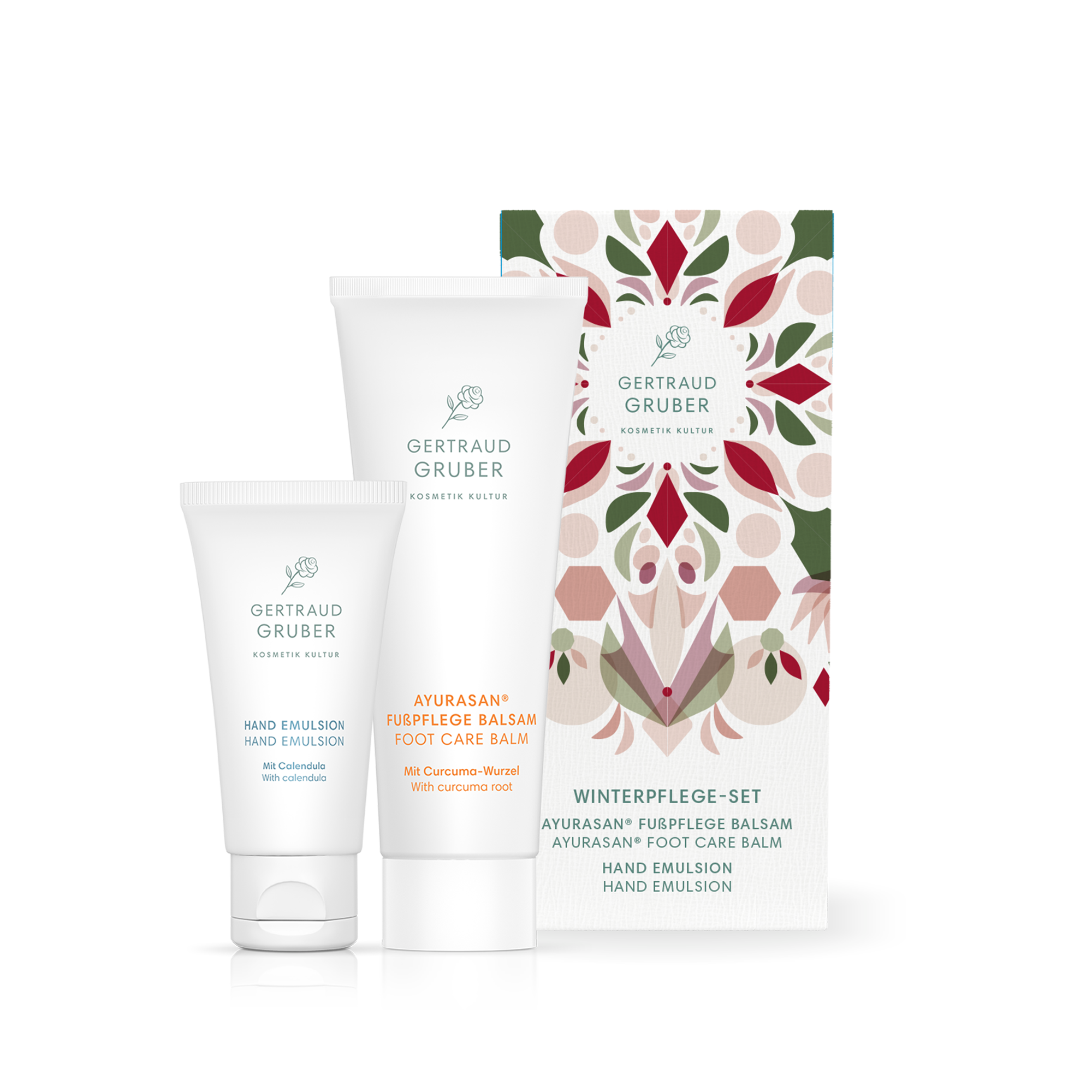 Gertraud Gruber Winterpflege-Set | Ayurasan Fußpflege Balsam & Hand Emulsion
