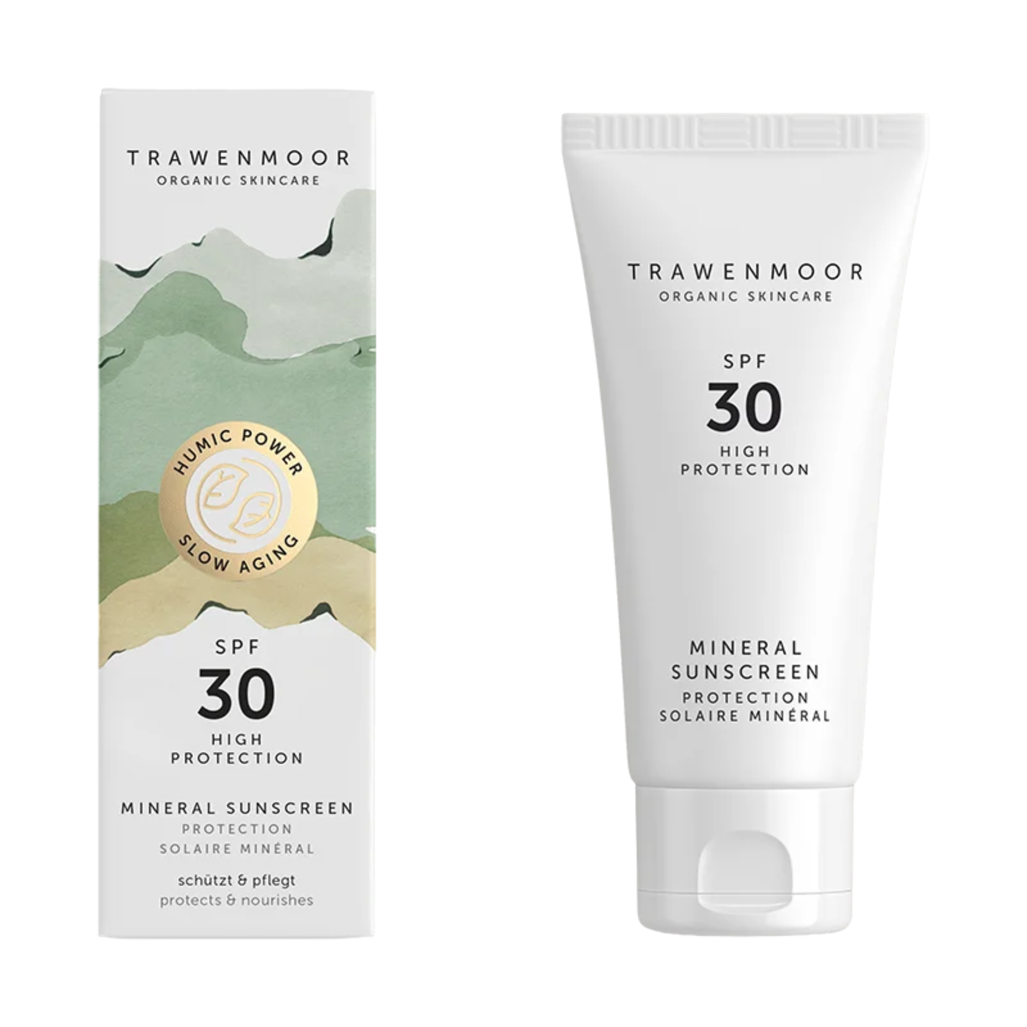 Dr. Spiller Trawenmoor Mineral Sunscreen SPF 30 | 50ml | Mineralischer Breitbandschutz für empfindliche Haut