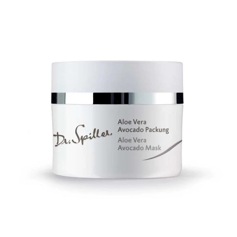 Dr. Spiller Aloe Vera Avocado Packung | 50ml | Maske für trockene & empfindliche Haut