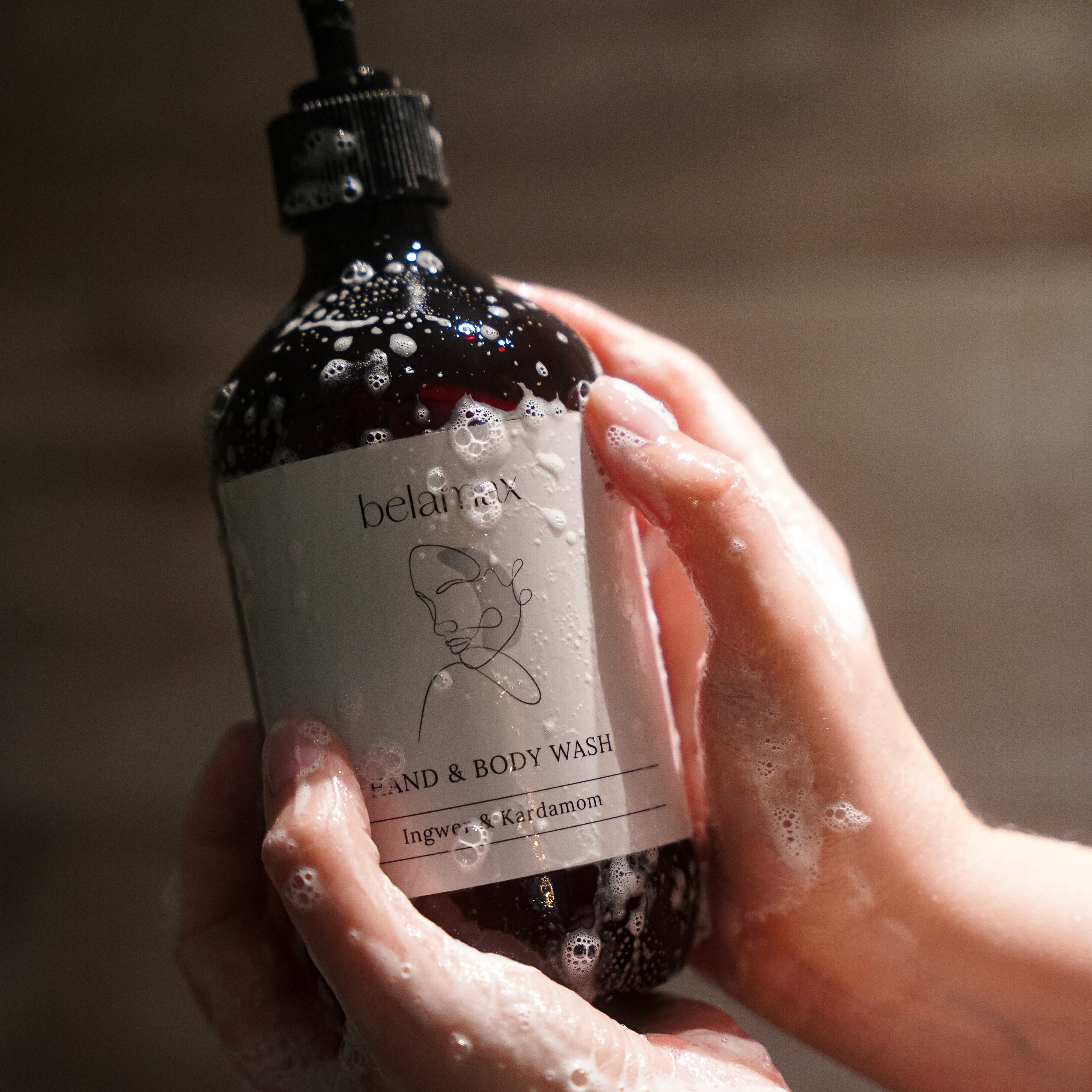 Belamax Hand & Body Wash Patchouli & Amber Vanille