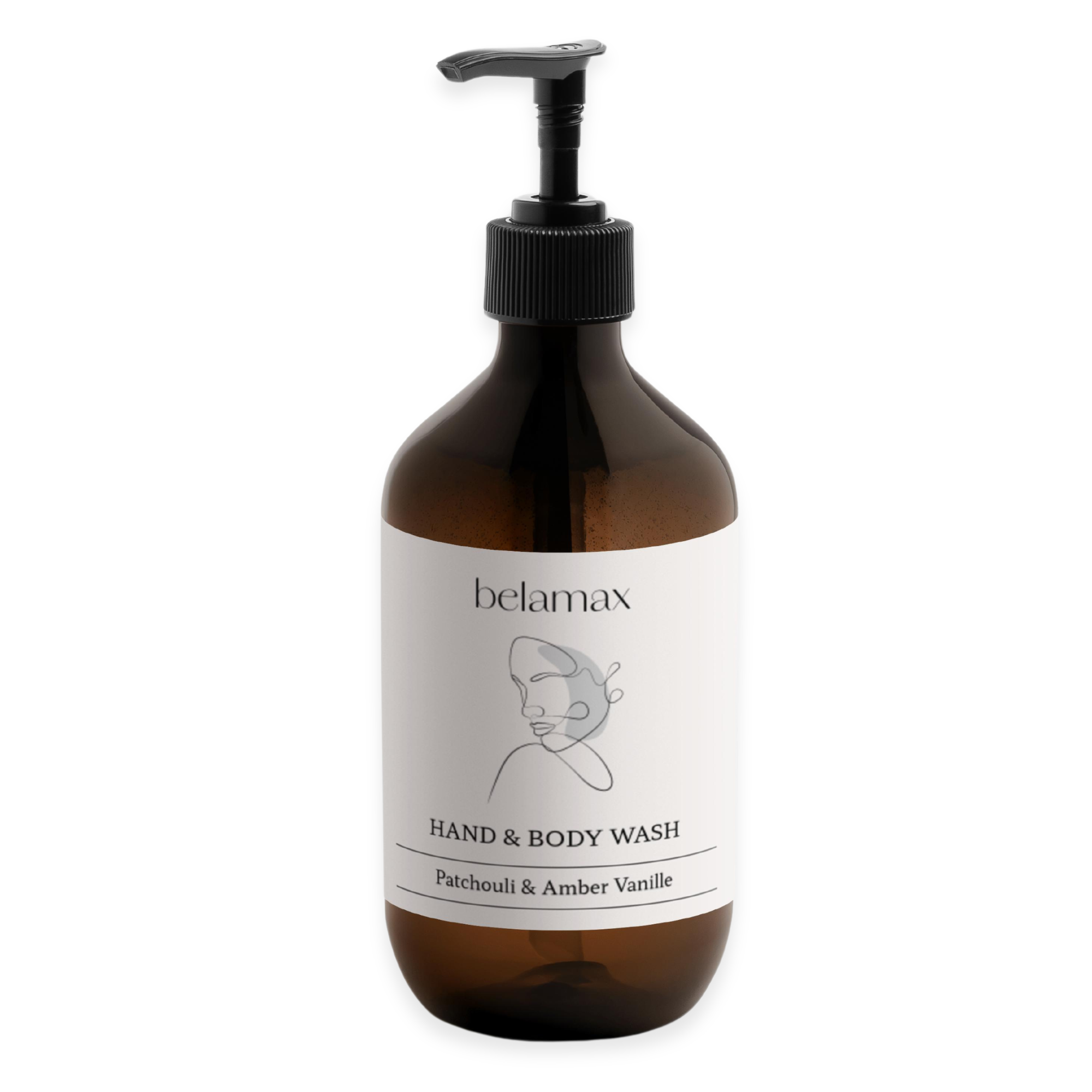 Belamax Hand & Body Wash Patchouli & Amber Vanille