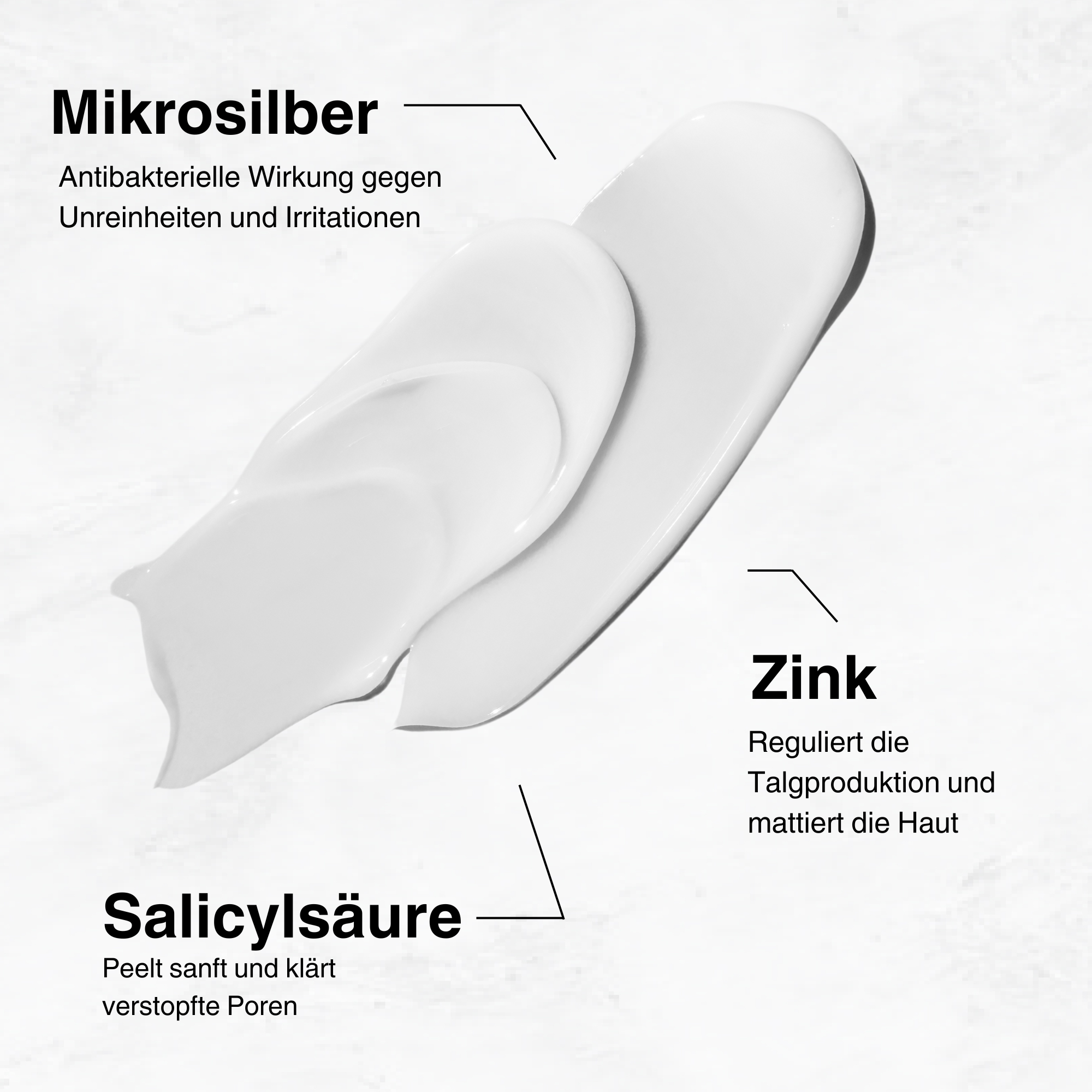 Belamax ZinkPure Cream | 50ml | Beruhigende Pflege für unreine Haut mit Zink und MicroSilverBG™