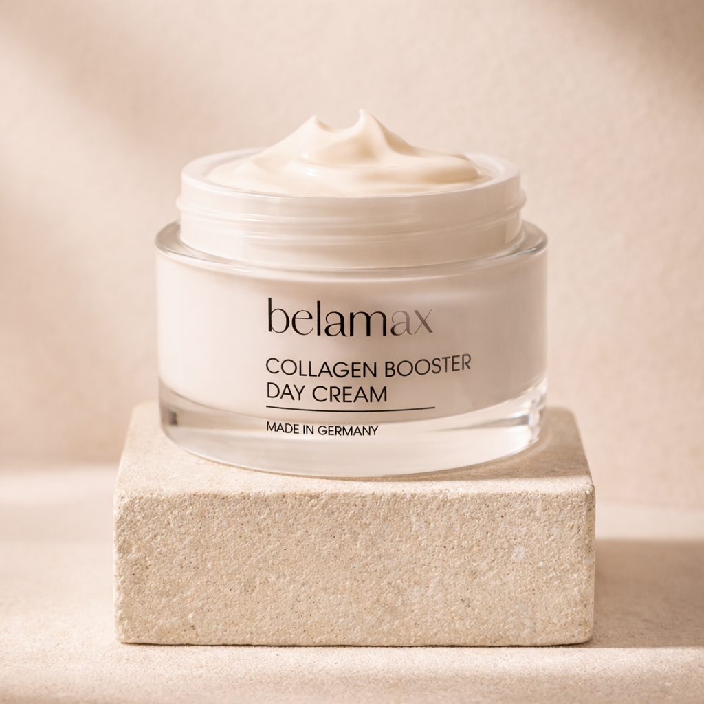 Belamax Collagen Booster Day Cream | Anti-Aging Tagespflege mit Bakuchiol und Feuchtigkeitskick