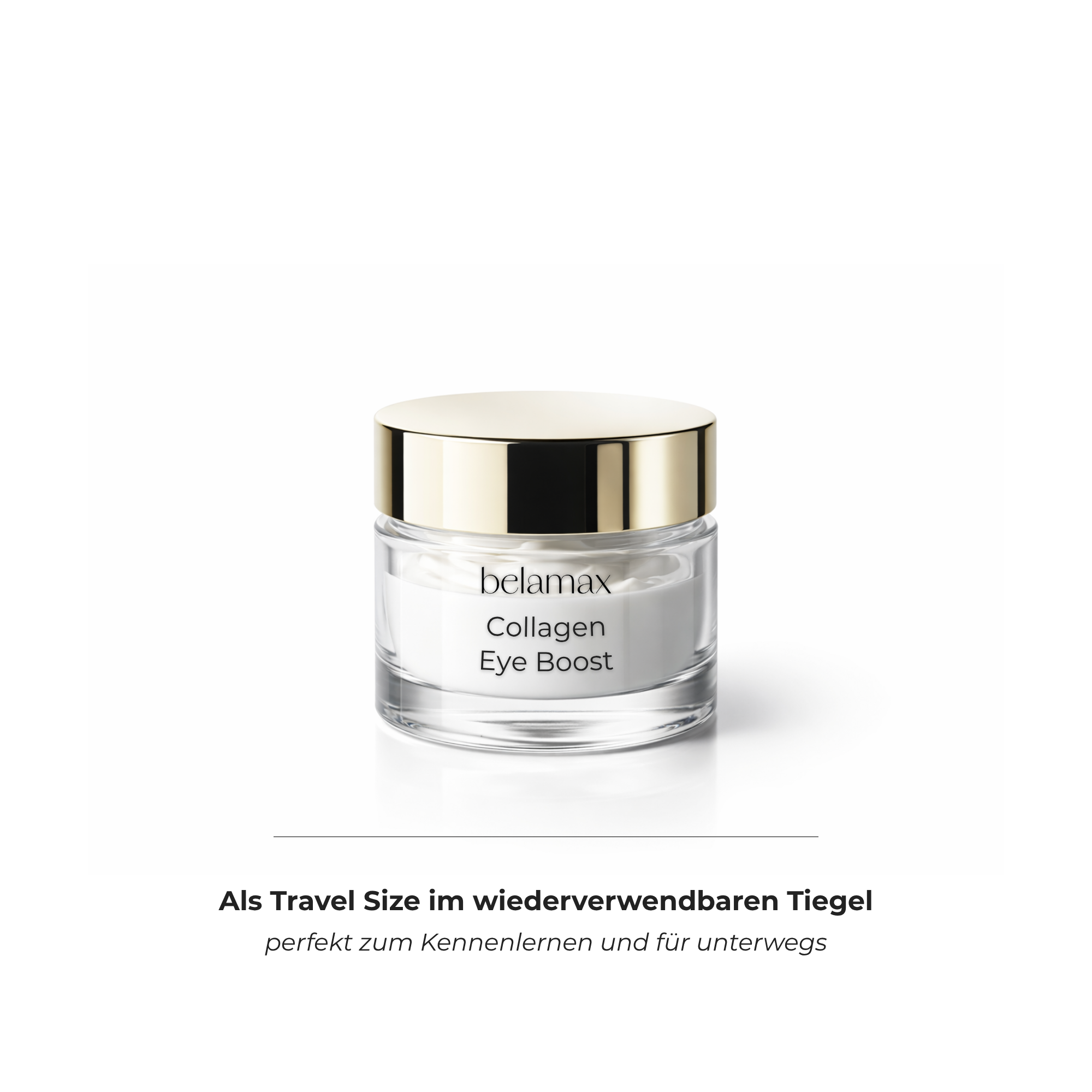 Belamax Collagen Eye Boost | Kennenlerngröße 5ml | Augencreme zur Aufpolsterung & Glättung der Augenpartie