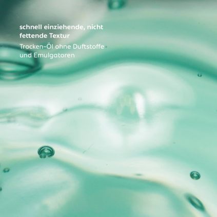 Gertraud Gruber 2-Phasen After Sun Spray 125ml – Anwendungshinweis für perfektes Aufsprühen und Einmassieren auf die Haut.
