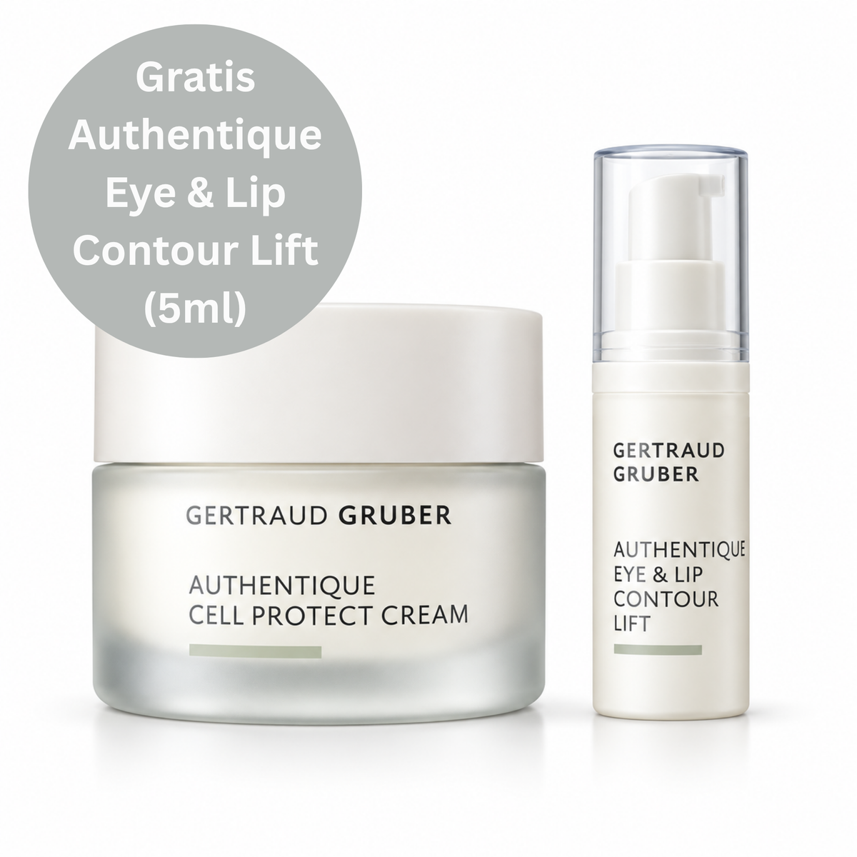 Authentique Cell Protect Creme (50ml) + gratis Authentique Eye & Lip Contour Lift (5ml)