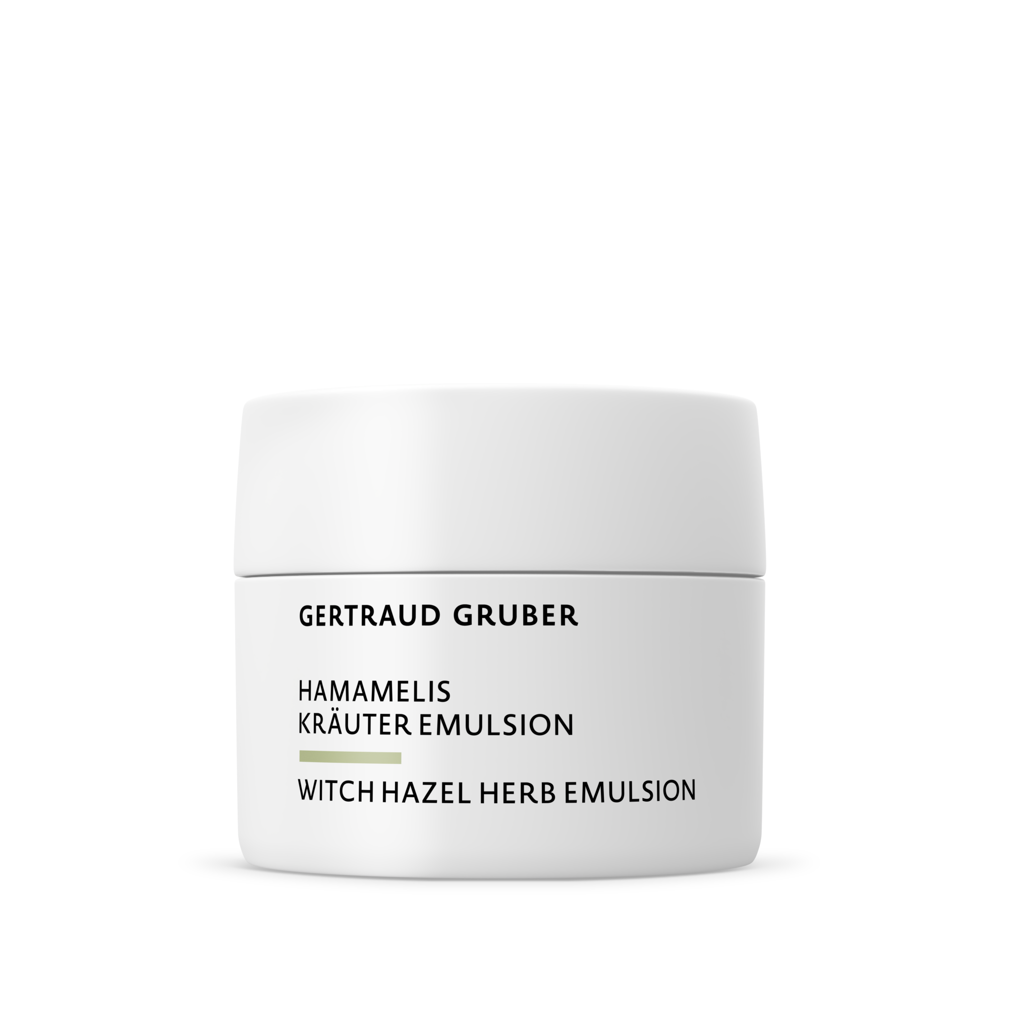 Gertraud Gruber Hamamelis Kräuter Emulsion | 50ml | 24-Stunden Pflege für Gesicht, Hals & Dekolleté