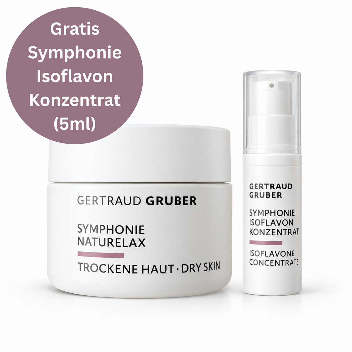 Symphonie NatuRelax Trockene Haut (50ml) + gratis Symphonie Isoflavon Konzentrat (5ml)
